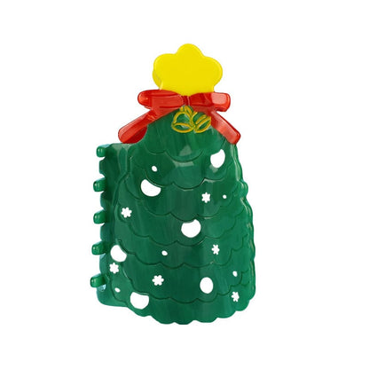 Medium Christmas Tree Hair Claw