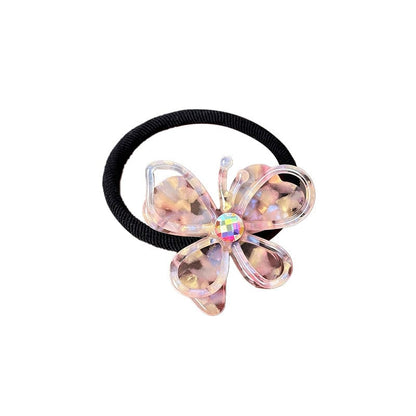 Colorful Pink Hollow Butterfly Hairband