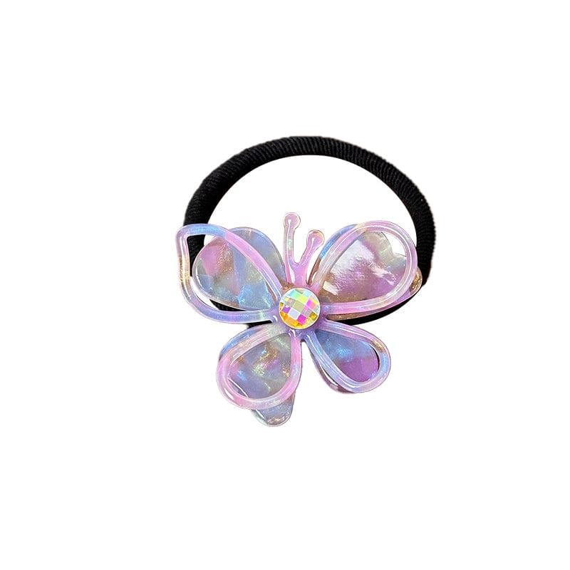 Colorful Purple Hollow Butterfly Hairband