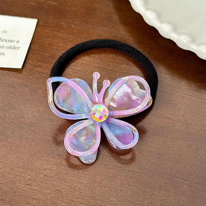 Colorful Purple Hollow Butterfly Hairband