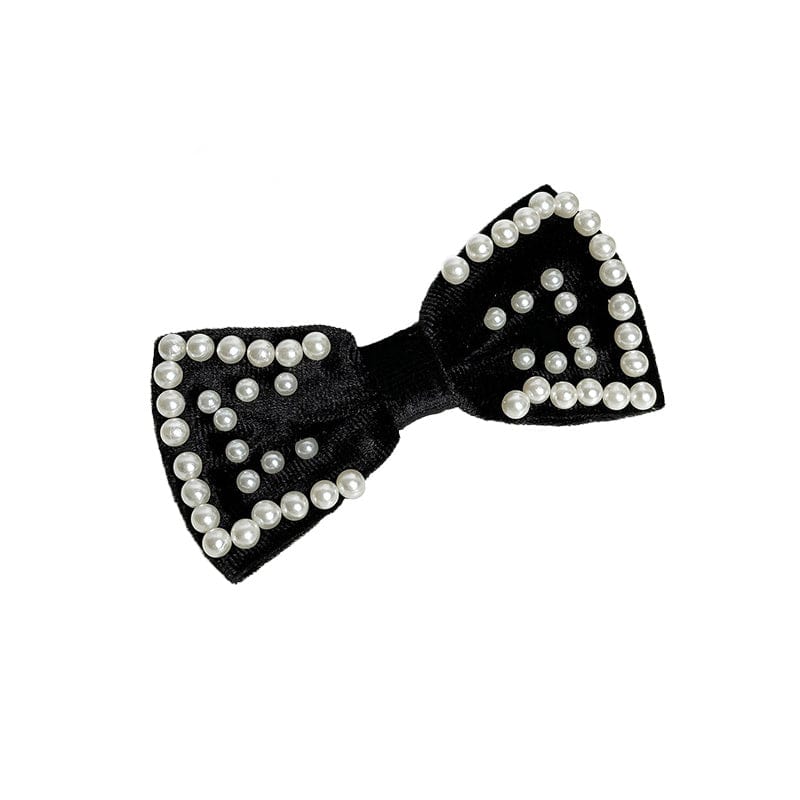 Medium Pearl Bow Hair Claw