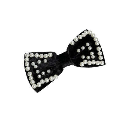 Medium Pearl Bow Hair Claw
