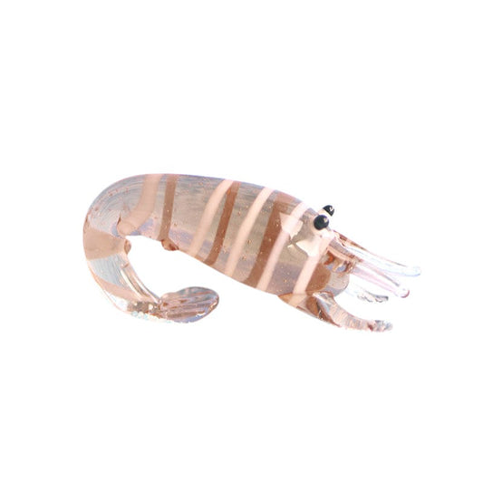 Beige prawn ornament