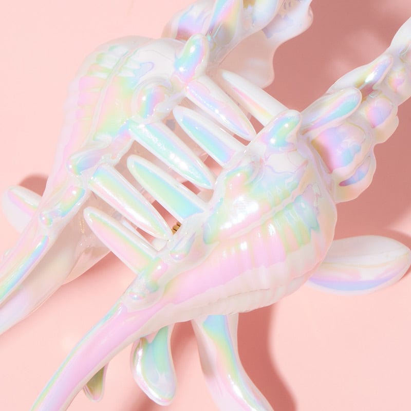 Mermaid Pearlescent White Conch Hair Claw