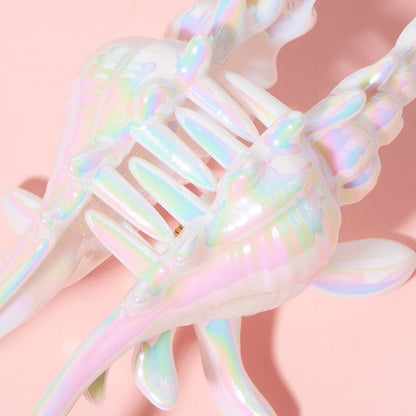 Mermaid Pearlescent White Conch Hair Claw