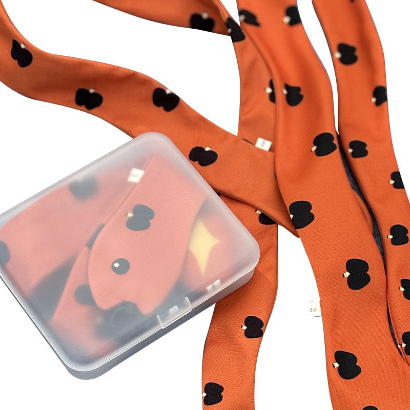 Orange Apple Snake Crossbody Phone Strap