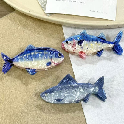 Medium Mackerel Hair Claw Clips | NueShiny