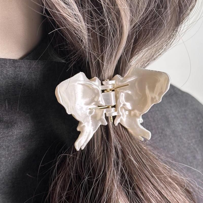 Medium Butterfly Skeleton Hair Claw