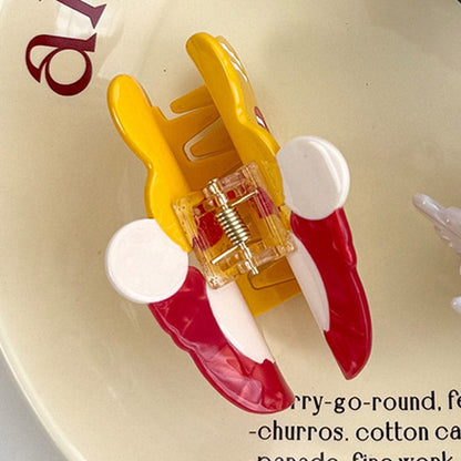 Medium Christmas Hat Gingerbread Man Hair Claw