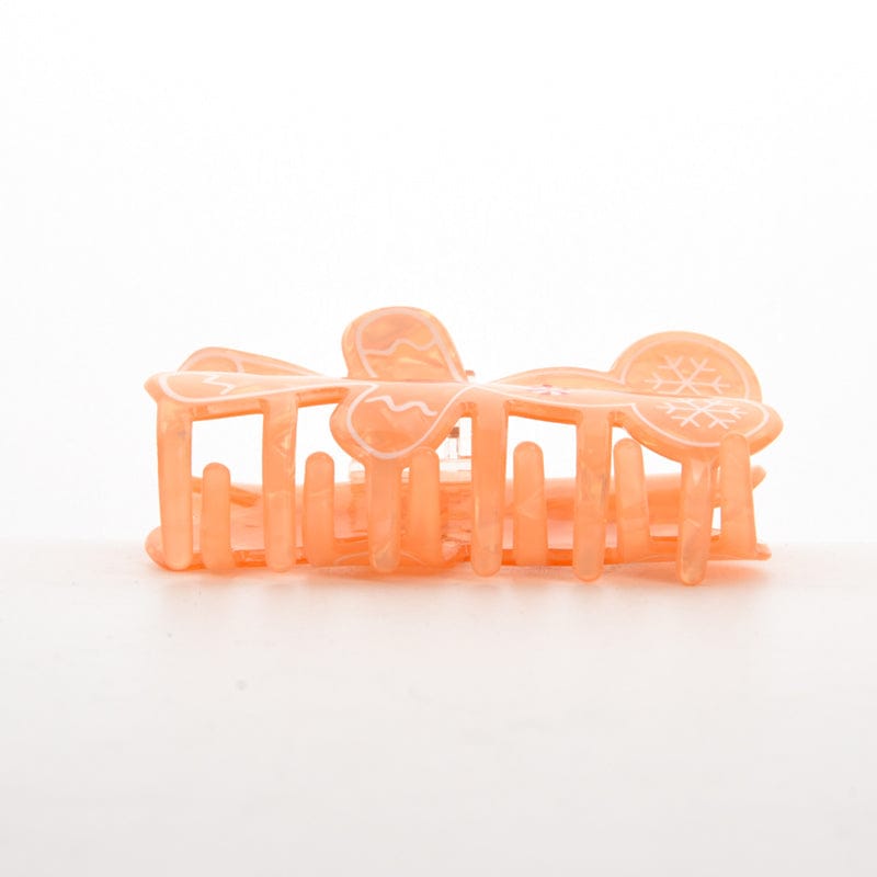 Medium Gingerbread Man Hair Claw