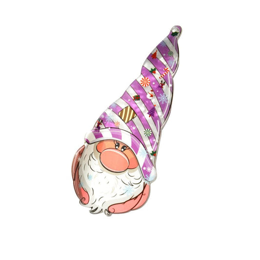 Large Purple Hat Santa Claus Hair Claw