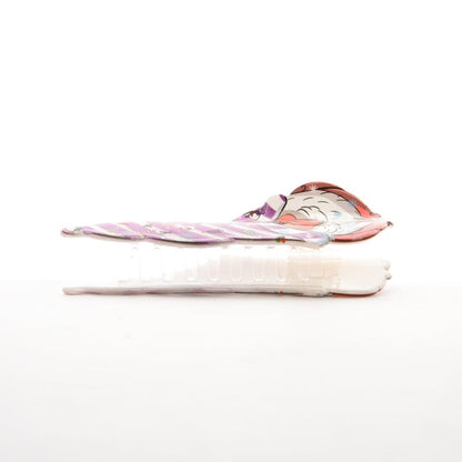 Large Purple Hat Santa Claus Hair Claw