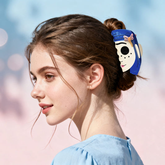 Coraline Double-Sided Hair Claw Clip - Halloween Acetate Hair Clip for Women & Girls  Lemonschunks