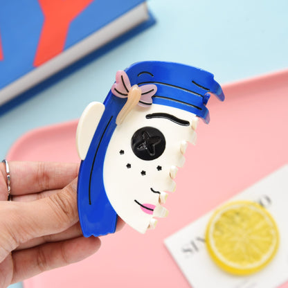 Coraline Double-Sided Hair Claw Clip - Halloween Acetate Hair Clip for Women & Girls  Lemonschunks