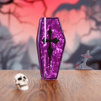 Halloween Coffin Hair Claw Clip - Dark Gothic PVC Quirky Mysterious Style A  Lemonschunks