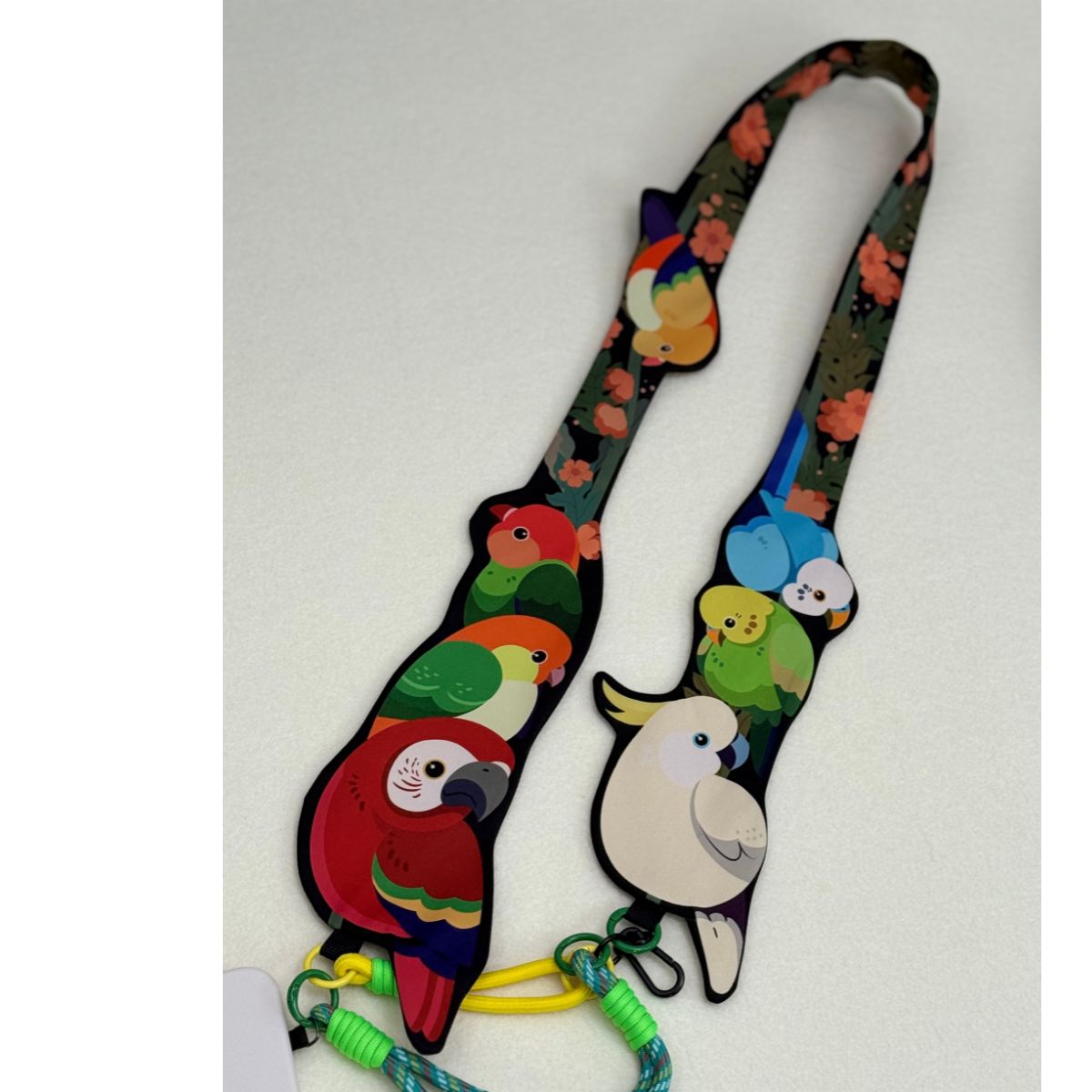 Parrot Strap Card Holder Phone & Camera Strap