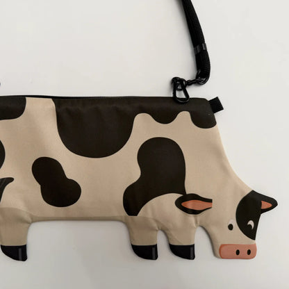 Pig  Cow  Farm Animal Crossbody Phone Bag