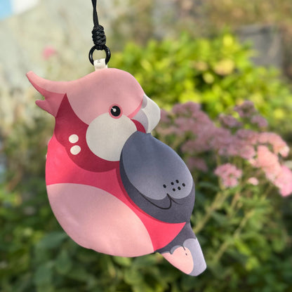 Pink Cockatoo Card Pouch