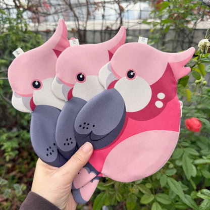 Pink Cockatoo Card Pouch