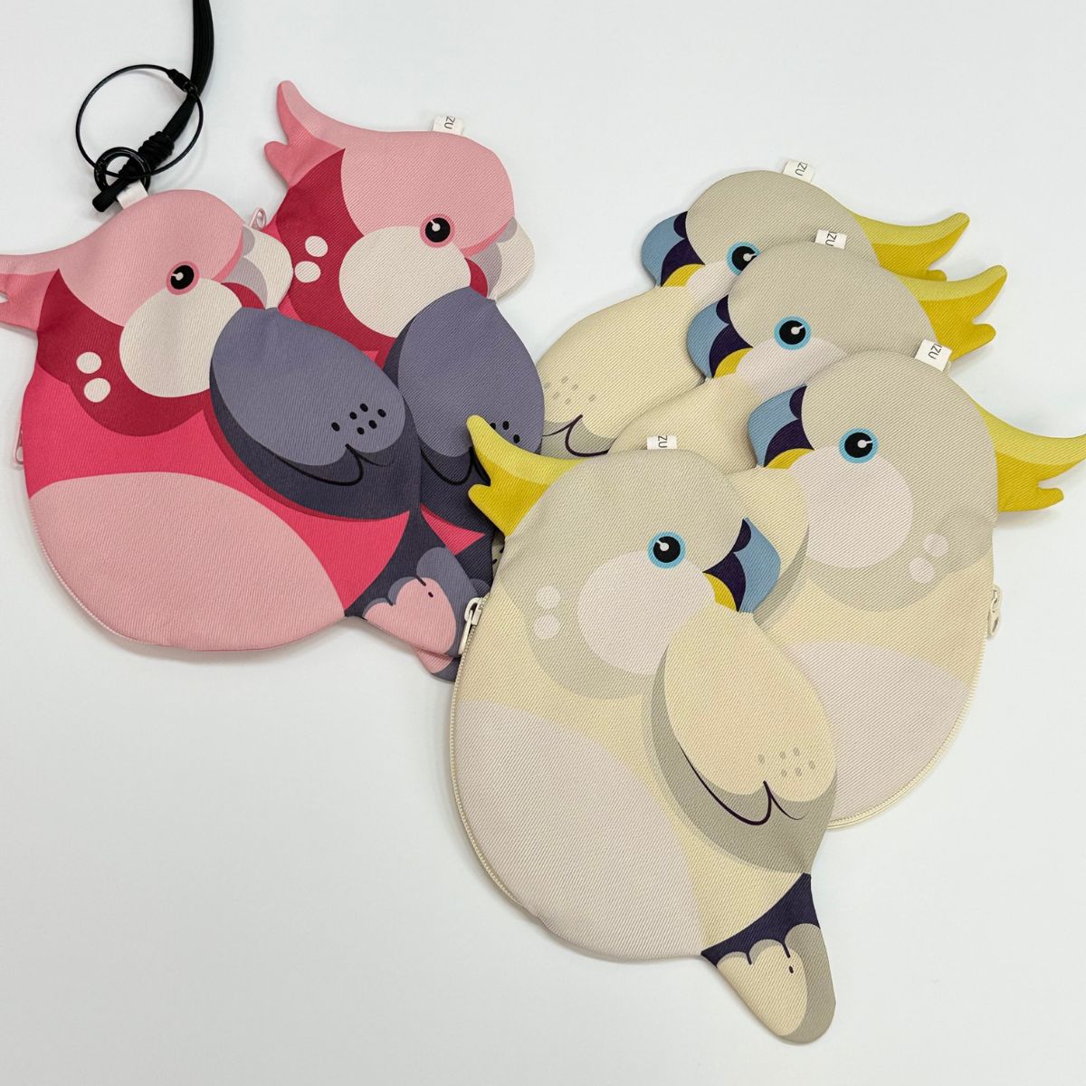 Pink Cockatoo Card Pouch
