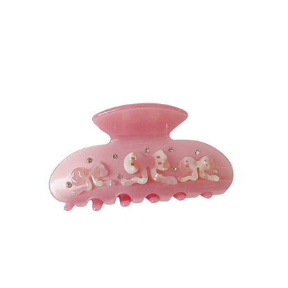 Pink Triple Bow Hair Claw
