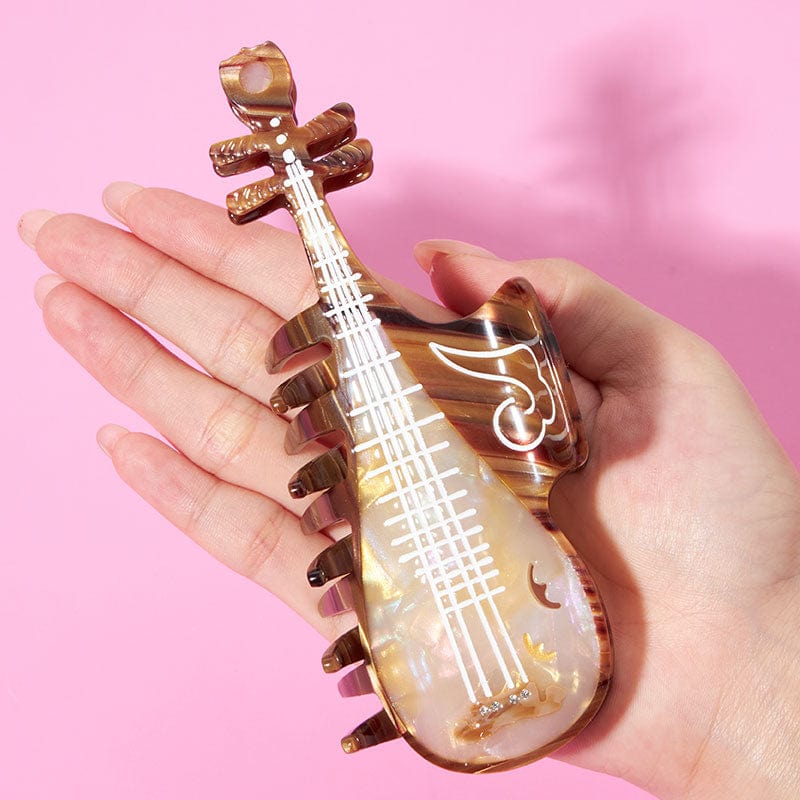 Jumbo Lute Hair Claw丨Lemonschunks