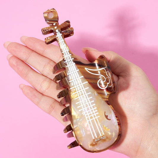 Jumbo Lute Hair Claw丨Lemonschunks