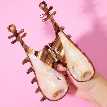 Jumbo Lute Hair Claw丨Lemonschunks