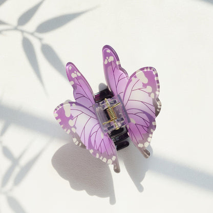 Purple Butterfly Hair Claw