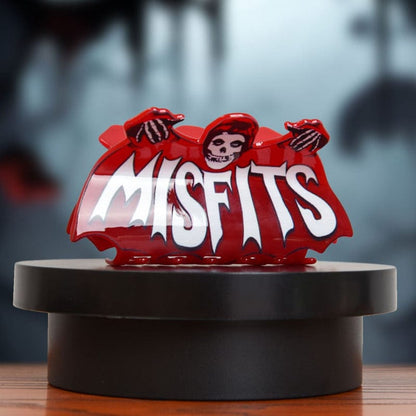 Large Red Letter Ghost Hair Claw