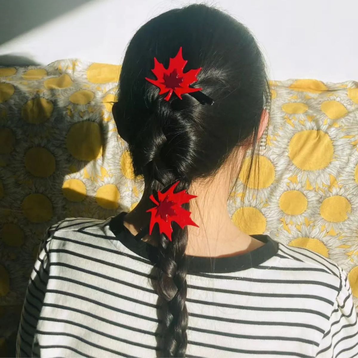 Ensemble de mini pinces à cheveux en forme d'étoile de mer, coquillage rose et perle | NueShiny