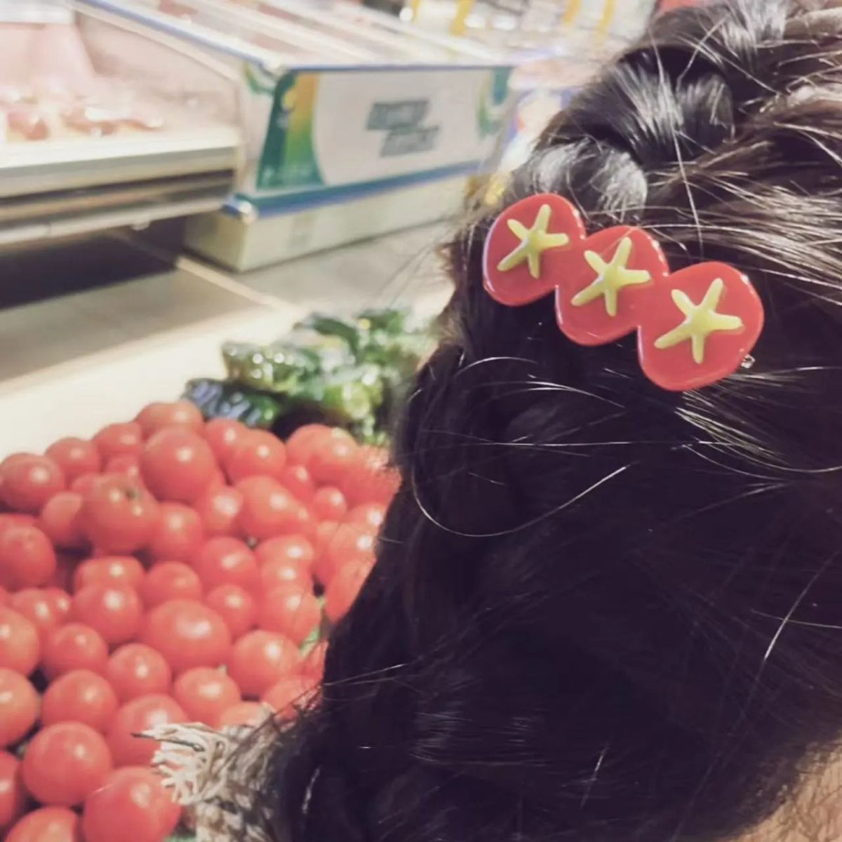 Red Tomato Hair Clip