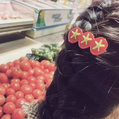 Red Tomato Hair Clip