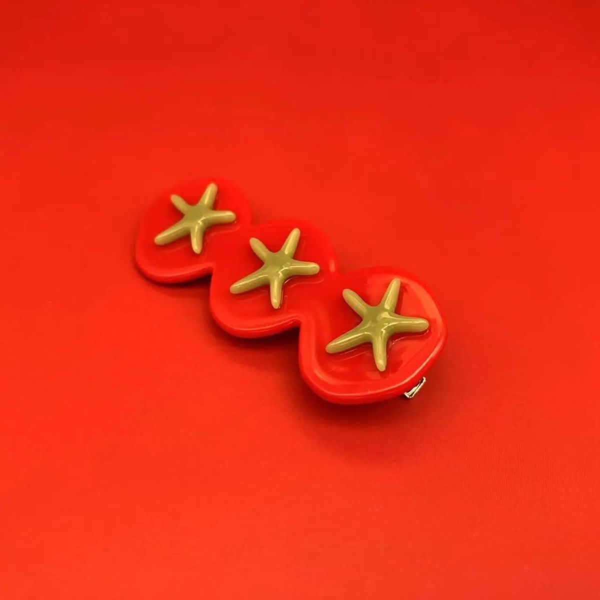 Red Tomato Hair Clip