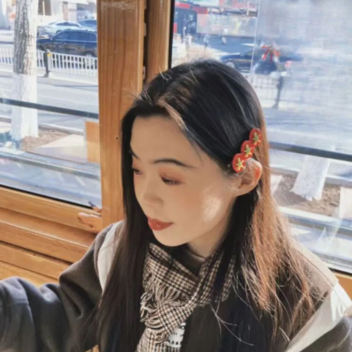 Red Tomato Hair Clip