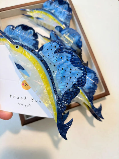 Sailfish Acetate Hair Claw