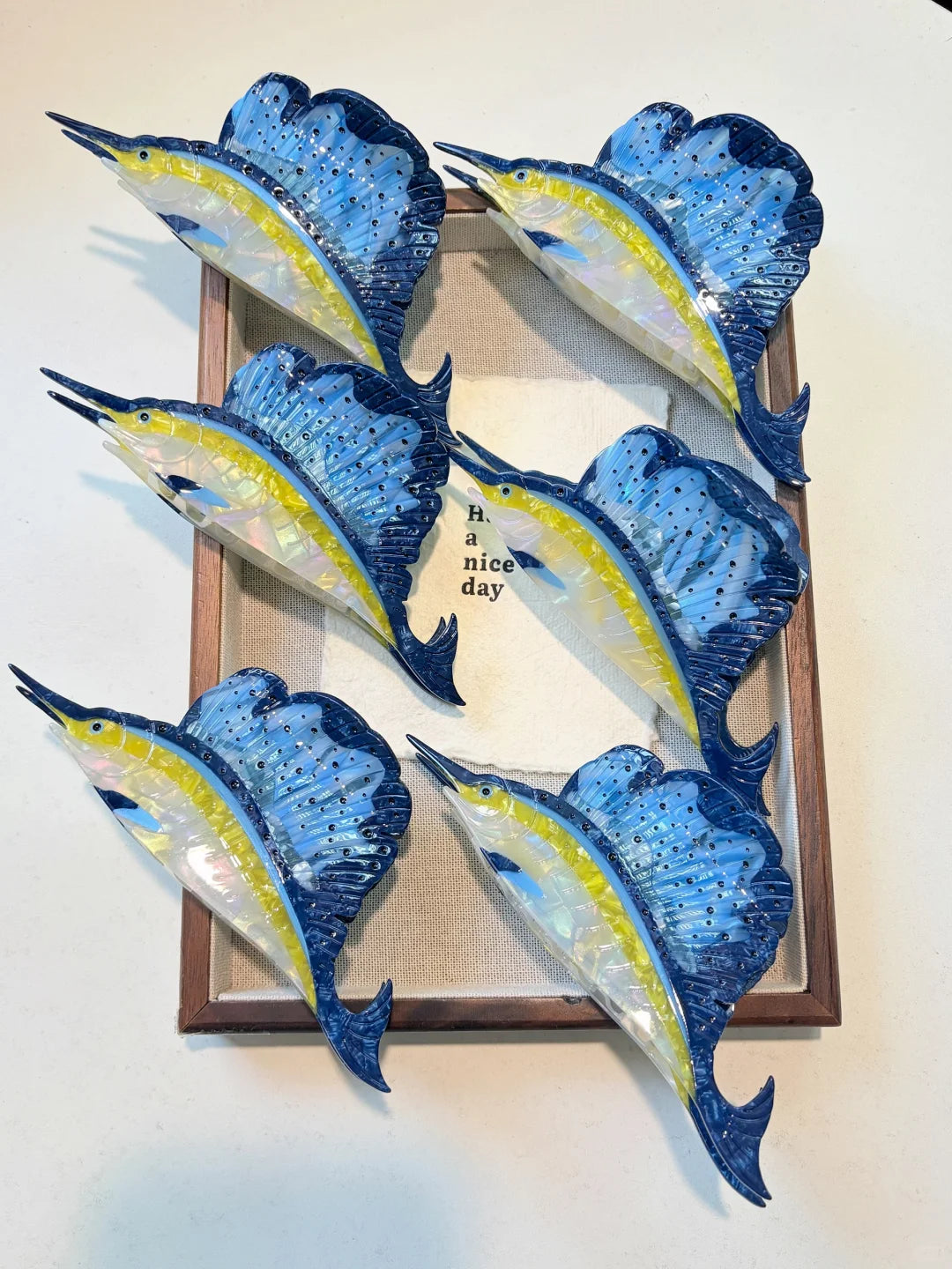 Sailfish Acetate Hair Claw