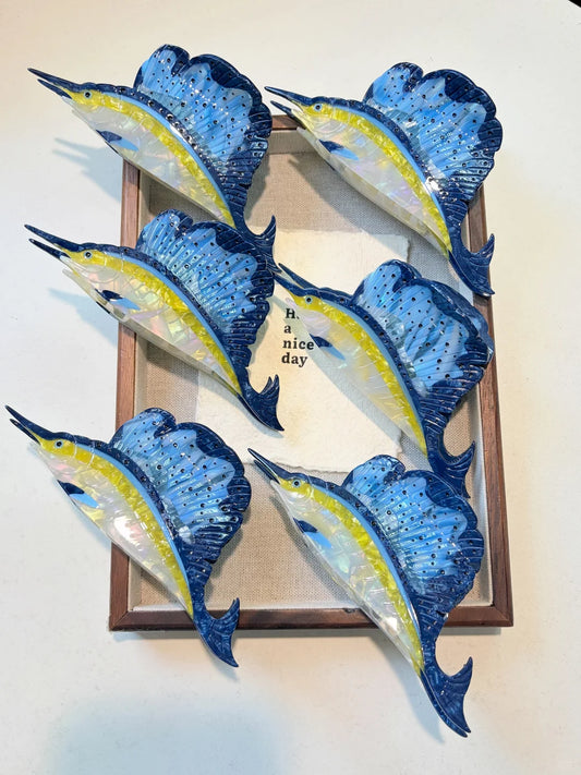 Sailfish Acetate Hair Claw