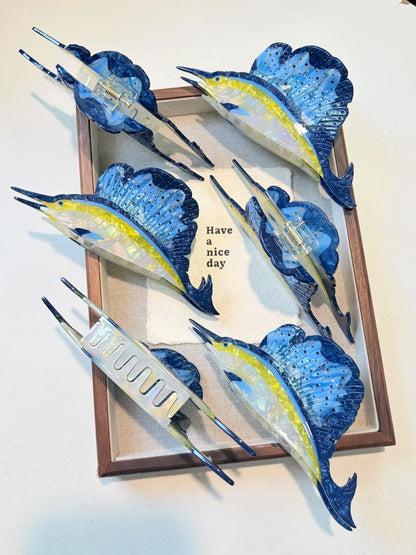 Sailfish Acetate Hair Claw