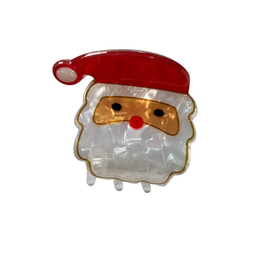 Small Santa Claus Hair Claw