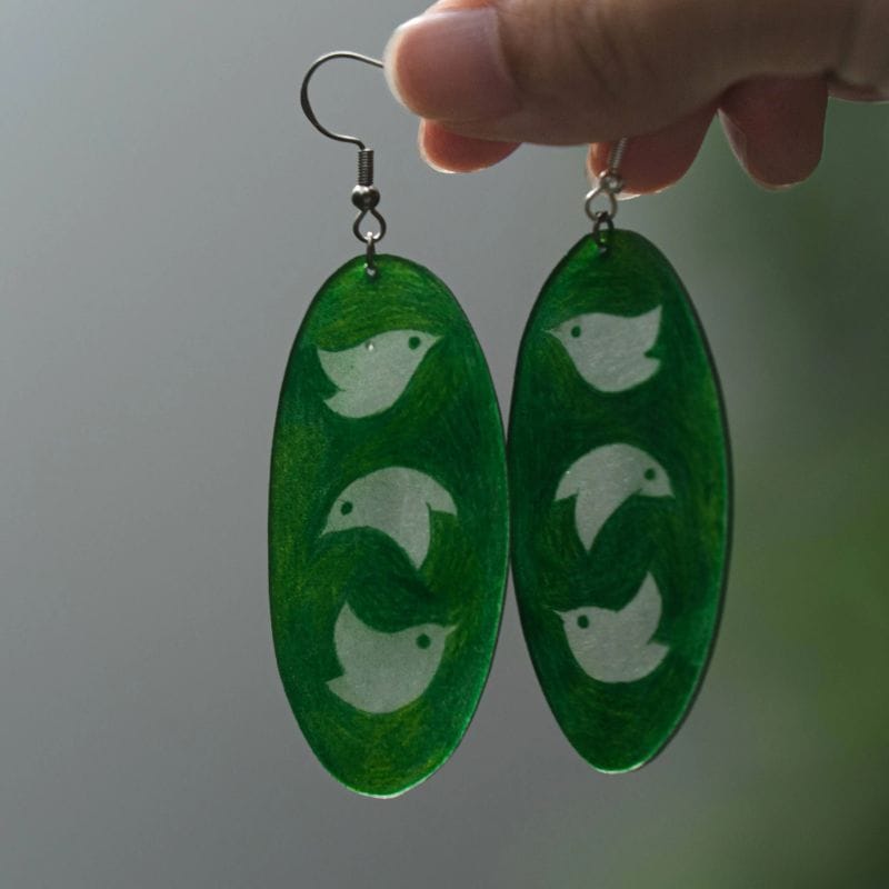 Meadowlark Resin Earrings