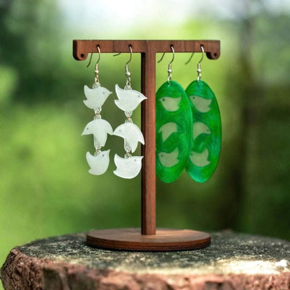 Meadowlark Resin Earrings