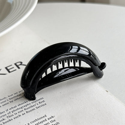 Small Anti-Slip Banana Hair Clip Ponytail Holder
