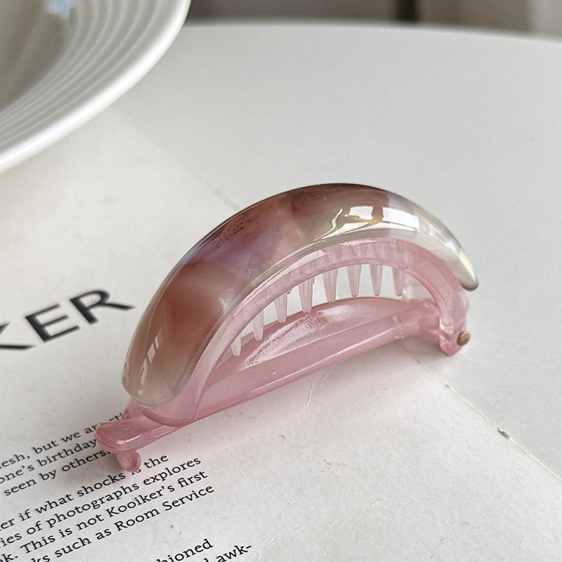 Small Anti-Slip Banana Hair Clip Ponytail Holder