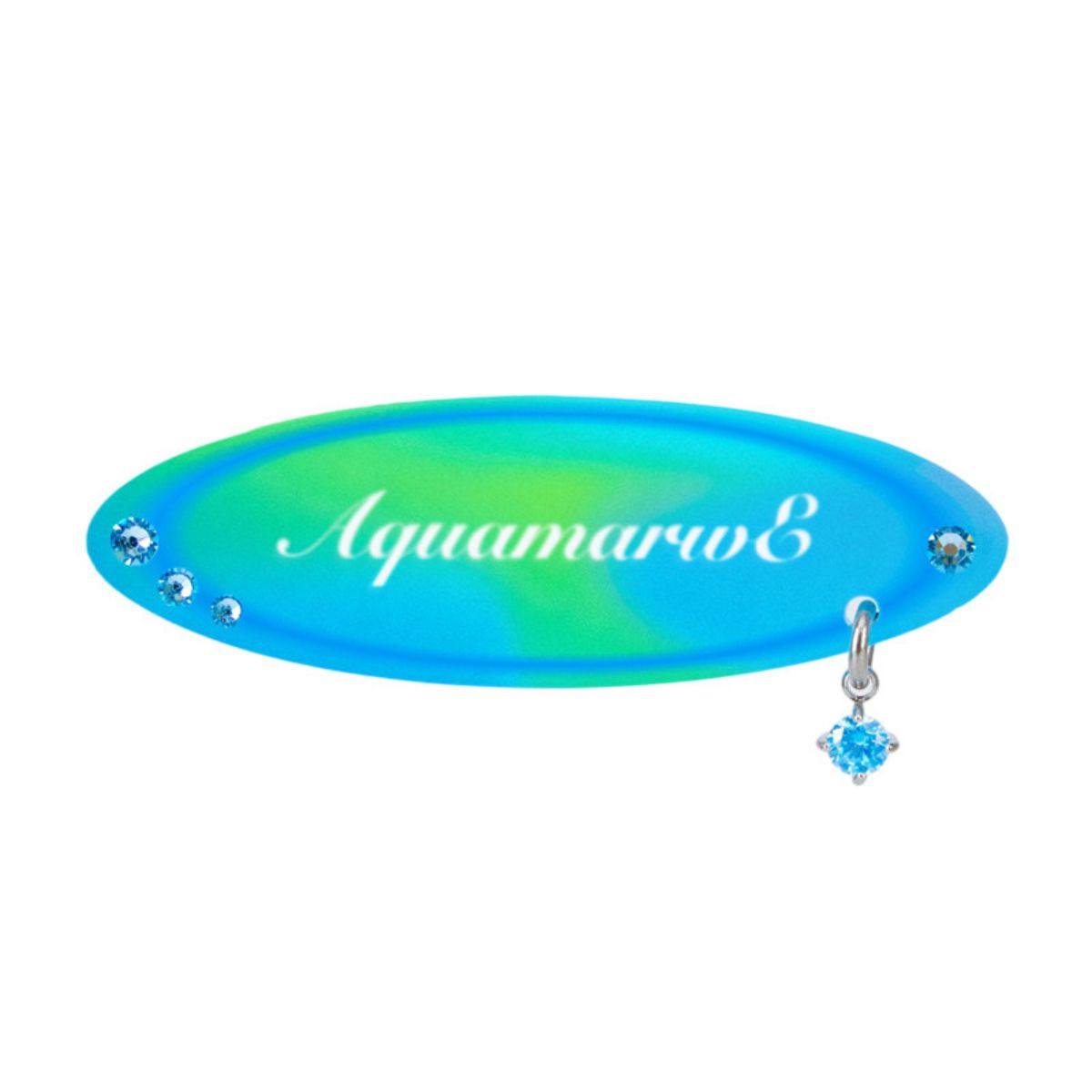 Small Birthday Gemstone Color Hair Clips