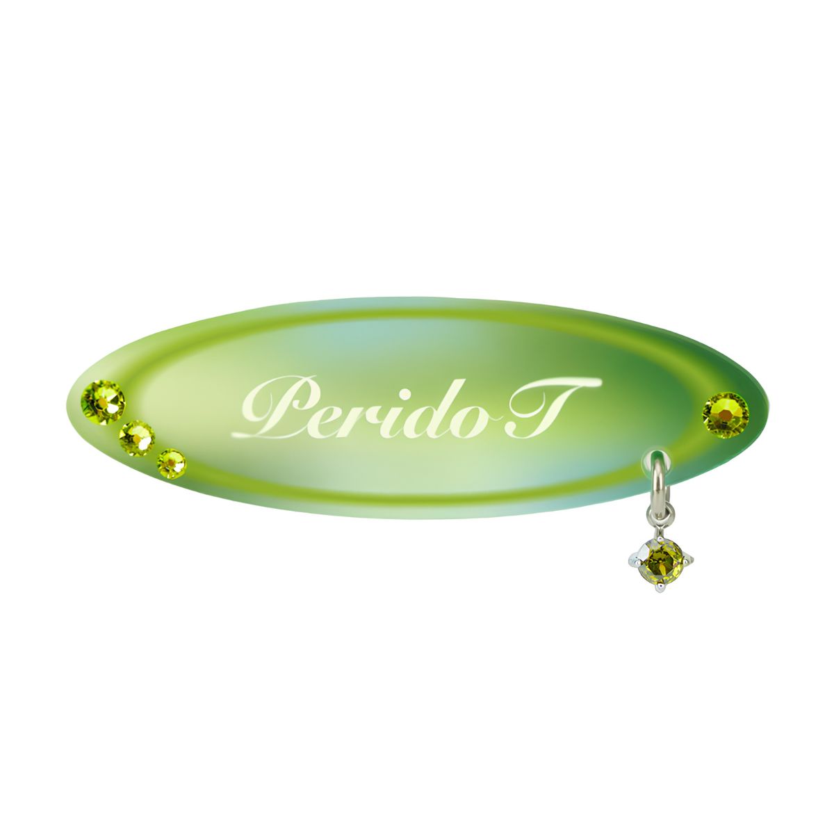 Small Birthday Gemstone Color Hair Clips