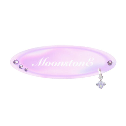 Small Birthday Gemstone Color Hair Clips