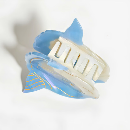 Small Blue Mola Mola Ocean Sunfish Hair Claw