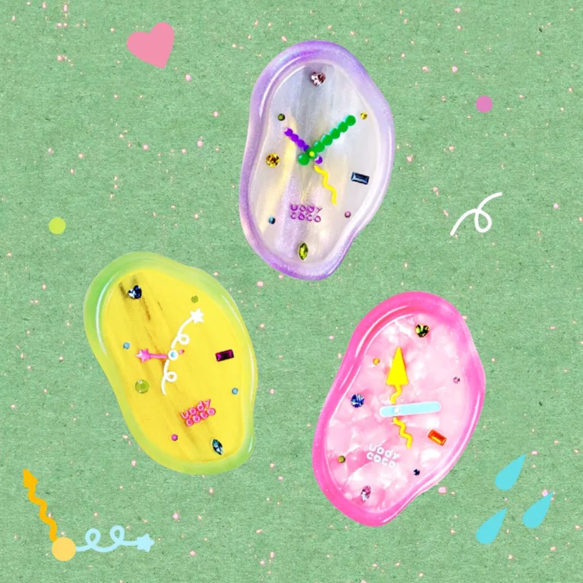 Small Clock Hair Clip