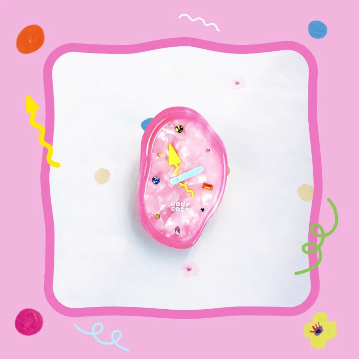 Small Clock Hair Clip